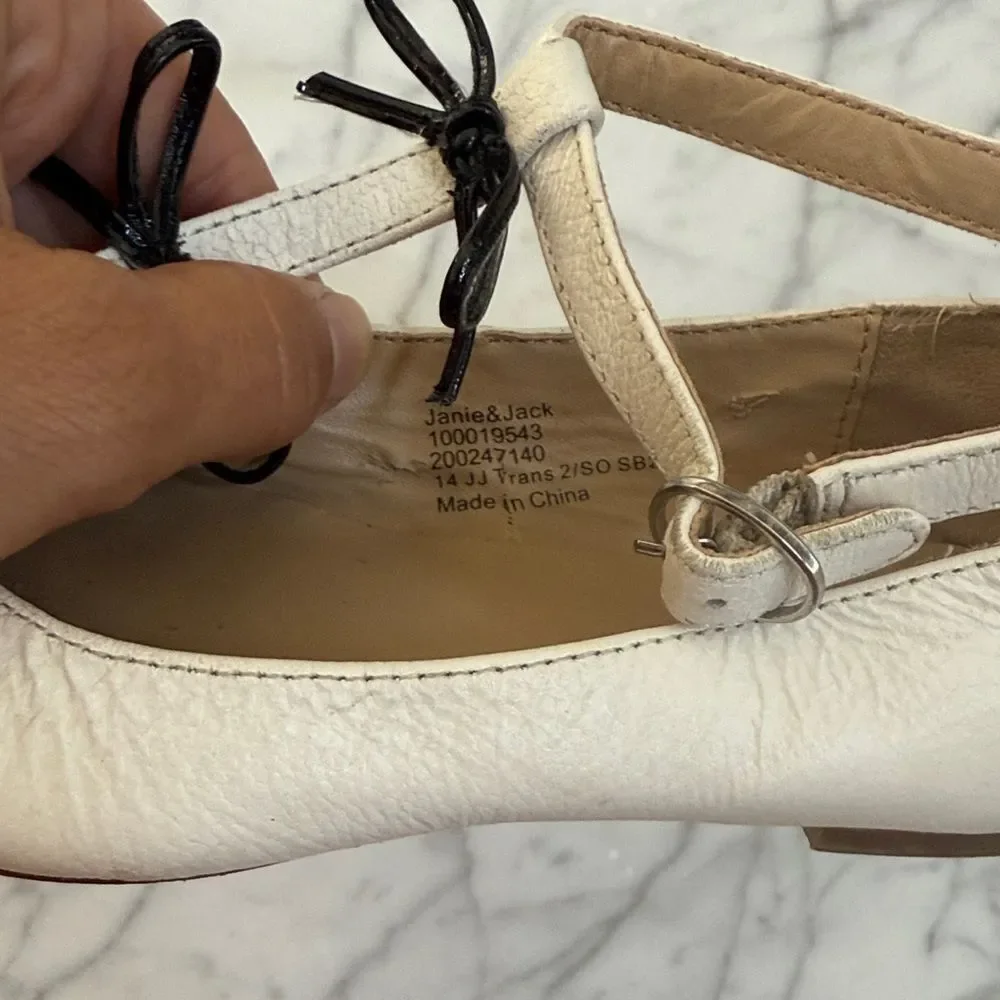 Janie and Jack Bow Ballet Flat Sz 11.5